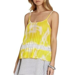 BCBGeneration Sleeveless Pleated Top